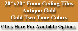 Foam Antique Gold