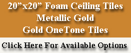 Foam Metallic Gold