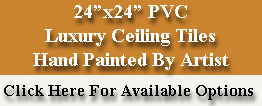 24"x24" Luxury Colors PVC Tiles - Fire Rated