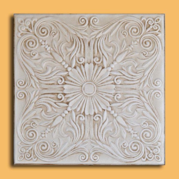 20"x20" Astana Aged Ivory (foam) Ceiling Tiles