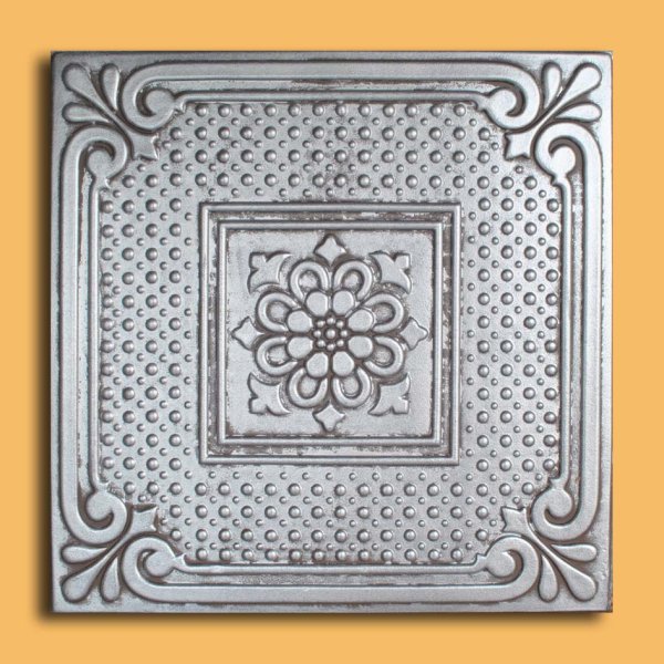 20x20" Vienna Silver Brown PVC 20mil Ceiling Tiles