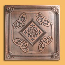 20x20″ Ostrava Copper Black PVC 20mil Ceiling Tiles