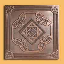 20x20″ Ostrava Copper Brown PVC 20mil Ceiling Tiles