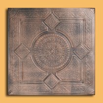 20x20″ Lima Copper Black PVC 20mil Ceiling Tiles