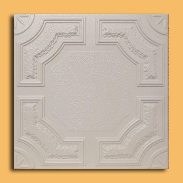 20"x20" Caracas Antique White Tile Ceiling Tiles