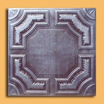 20″x20″ Caracas Antique Silver Brown Ceiling Tiles