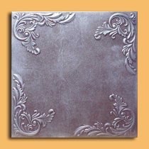 20″x20″ Marseille Antique Silver Brown Ceiling Tiles