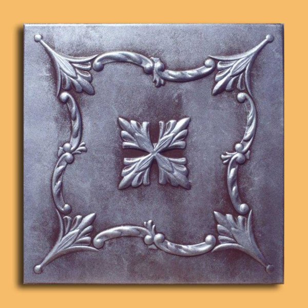 20"x20" Saratov Antique Silver Brown Ceiling Tiles