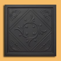 24″x24″ Anet Black PVC 20mil Ceiling Tiles