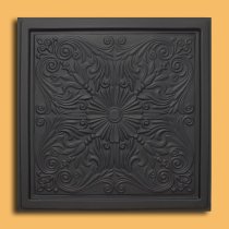 24″x24″ Astana Black PVC 20mil Ceiling Tiles