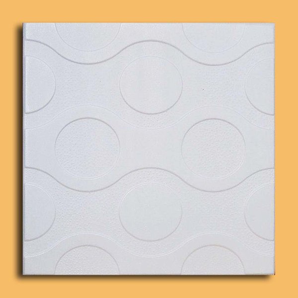 20"x20" Valencia White Tile Ceiling Tiles