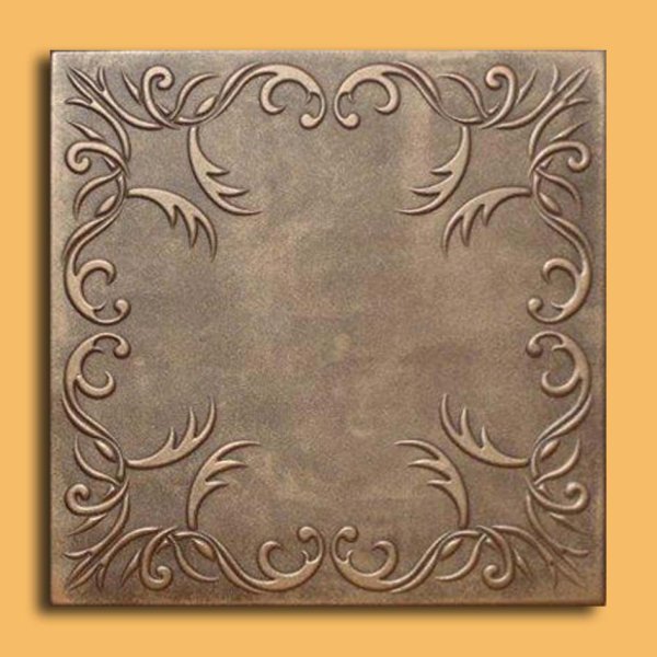 20"x20" Roven Antique Bronze Brown Ceiling Tiles