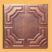 20"x20" Caracas Antique Copper Black Ceiling Tiles