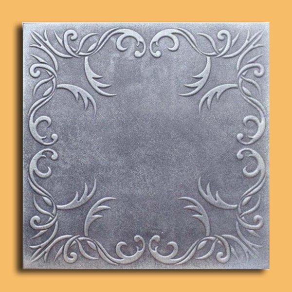 20"x20" Roven Antique Silver Graphite Ceiling Tiles