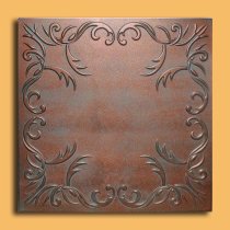 20″x20″ Roven Antique Copper Patina Ceiling Tiles