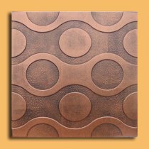 20″x20″ Valencia Antique Copper Black Ceiling Tiles