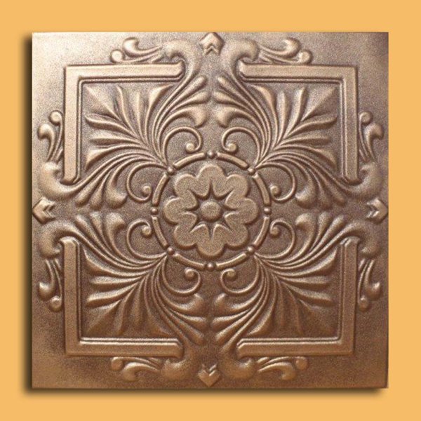 20"x20" Royal Antique Bronze Brown Ceiling Tiles