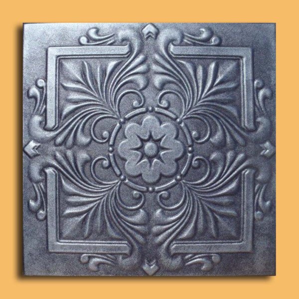 20"x20" Royal Antique Silver Graphite Ceiling Tiles