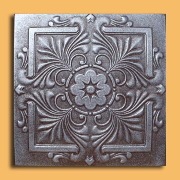 20"x20" Royal Antique Silver Brown Ceiling Tiles