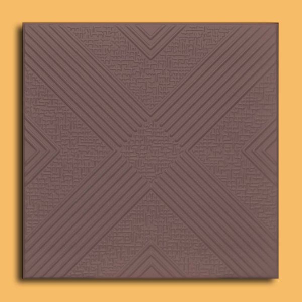 20"x20" Malta Brown Tile Ceiling Tiles