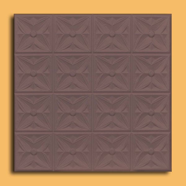 20"x20" Margaretta Brown Tile Ceiling Tiles