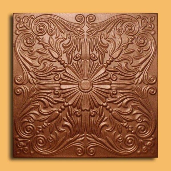 Astana Copper - Foam Glue-up Ceiling Tiles