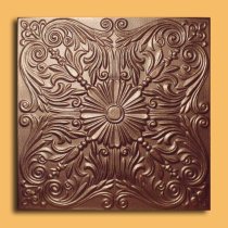 Astana Antique Bronze Black - Foam Glue-up Ceiling Tiles ceiling