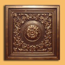 24"x24" Majesty Antique Bronze Brown PVC 20mil Ceiling Tiles - Best SELLER!