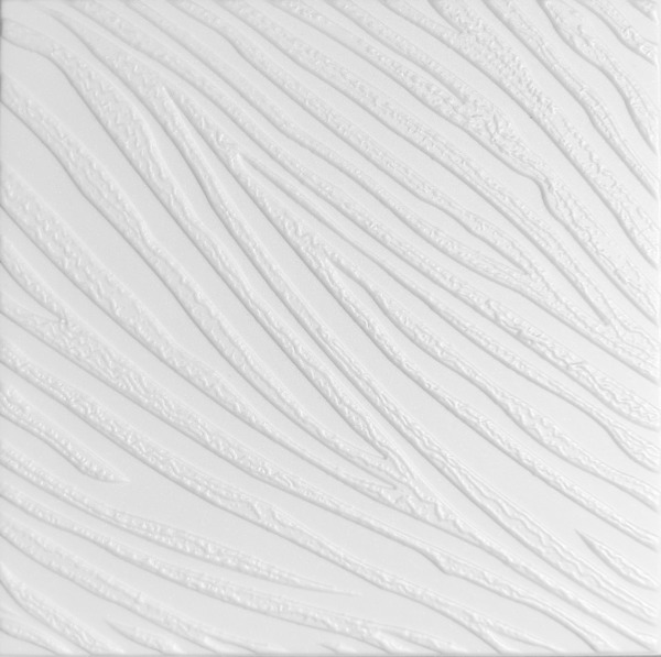 20"x20" Toledo White Tile Ceiling Tiles