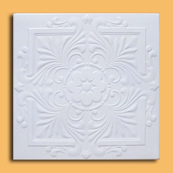 20"x20" Royal White Tile Ceiling Tiles