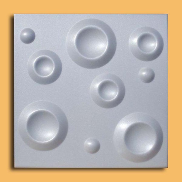 20"x20" Crater White Tile HD Foam Ceiling Tiles