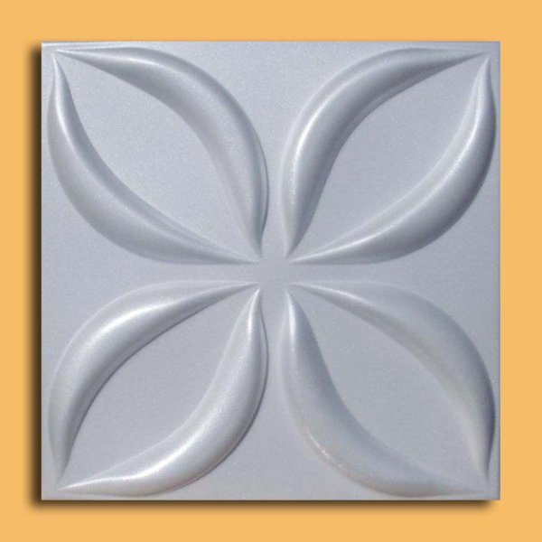 20"x20" Lotus White Tile HD Foam Ceiling Tiles