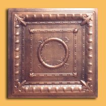 20″x20″ Ancona Antique Copper Graphite Ceiling Tiles