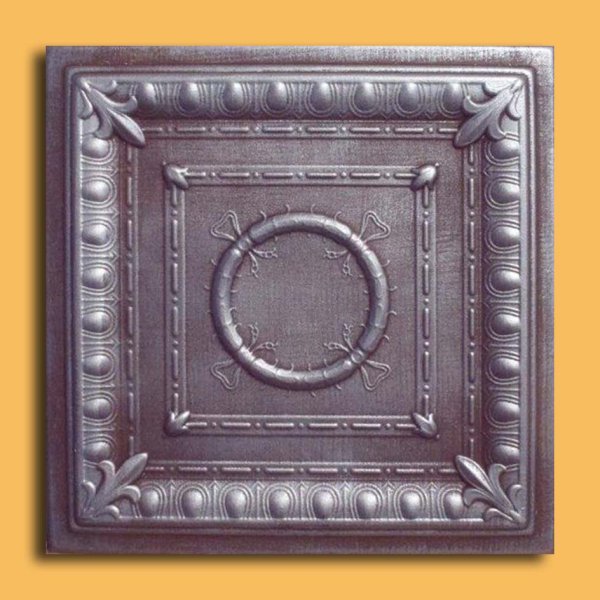 20"x20" Ancona Antique Silver Brown Ceiling Tiles