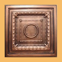 24″x24″ Ancona Antique Copper Black PVC 20mil Ceiling Tiles