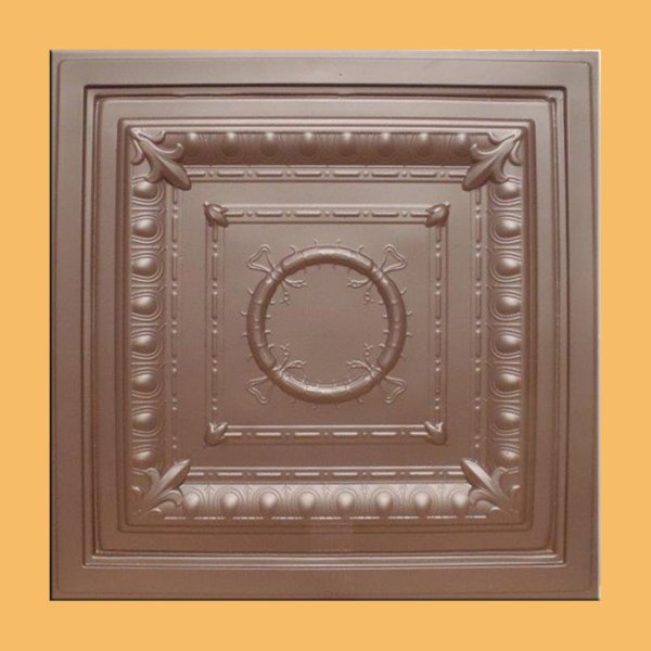 24"x24" Ancona Brown PVC 20mil Ceiling Tiles