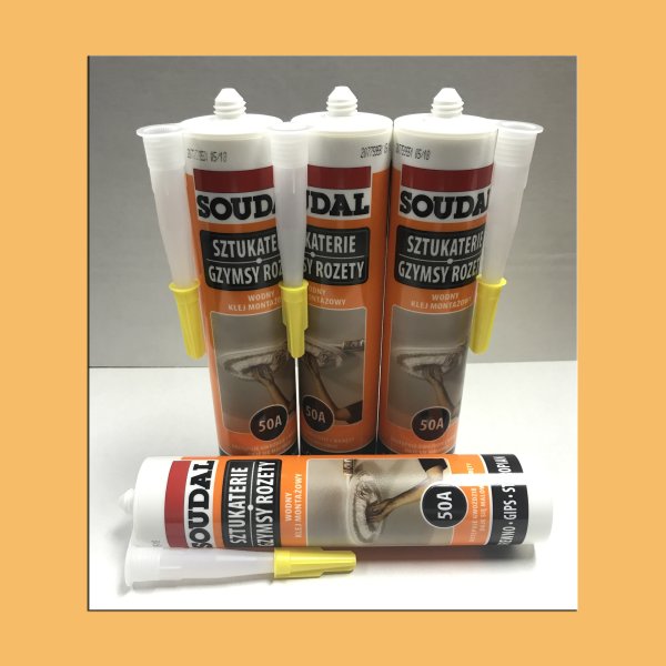 Soudal 50A - Styrofoam Adhesive - 4x 300ml Tubes