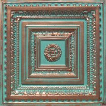 24″x24″ Brilliance Antique Copper Patina PVC 20mil Ceiling Tiles