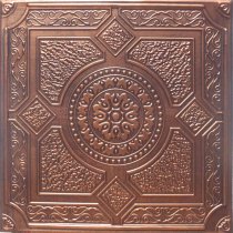 24″x24″ Peru Antique Copper Black PVC 20mil Ceiling Tiles