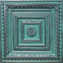 24″x24″ Brilliance Antique Silver Patina PVC 20mil Ceiling Tiles