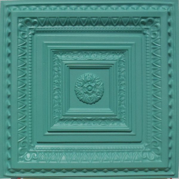 24"x24" Brilliance Green PVC 20mil Ceiling Tiles