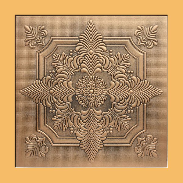 20"x20" Novara Antique Bronze Brown Ceiling Tiles