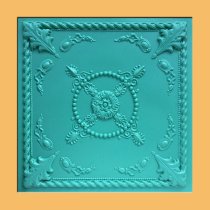 24″x24″ Jewel Green PVC 20mil Ceiling Tiles