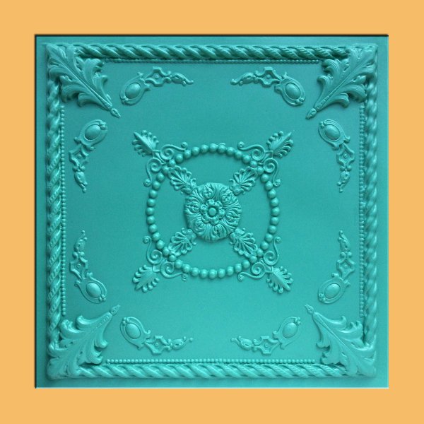 24"x24" Jewel Green PVC 20mil Ceiling Tiles