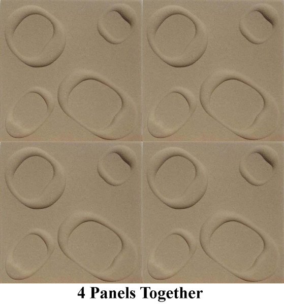 Lips Panels - Sand Texture - 4pc