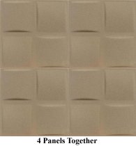 Pillows Panels - Sand Texture - 4pc