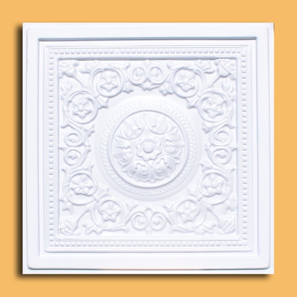 24"x24" Majesty White PVC 20mil - 500pcs