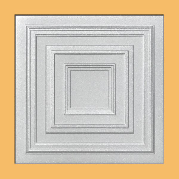 20"x20" Antyx White Tile Ceiling Tiles (#R31)