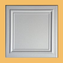 20"x20" Zeta White Tile Ceiling Tiles