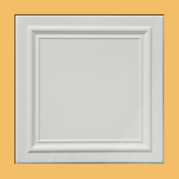 20"x20" Zeta Antique White Tile Ceiling Tiles